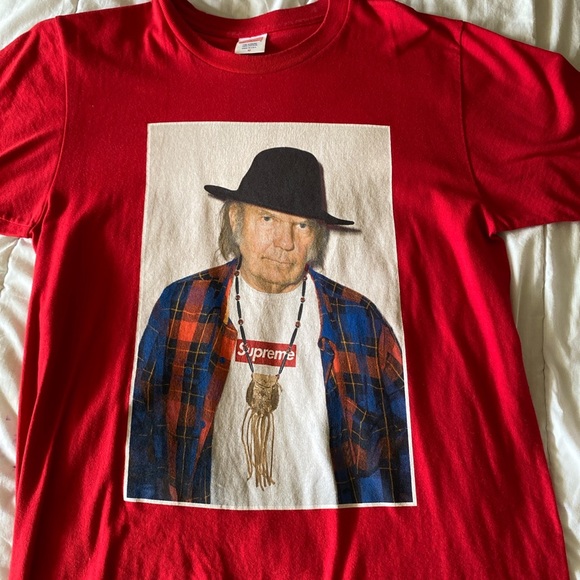 Supreme Neil Young box logo Tee - Picture 1 of 3